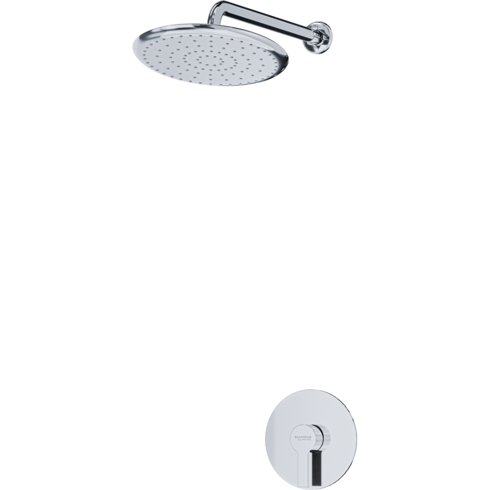 Oval Ankastre Sistem 1 Yönlü Krom